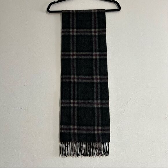 Ballantrae Edinburgh Plaid Lambswool Rectangular Scarf Classic Timeless Preppy - Picture 1 of 6